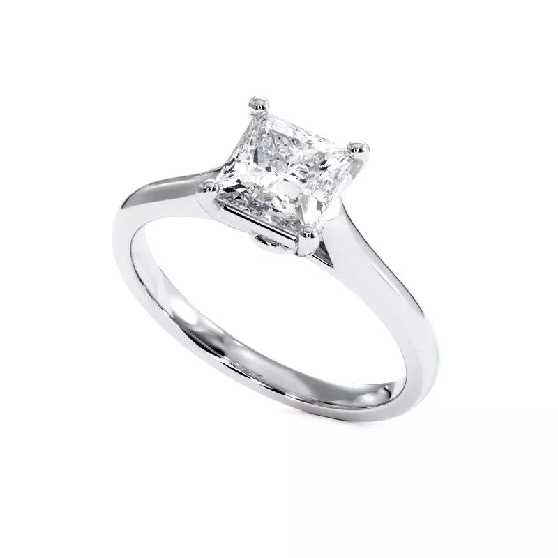 Bague De Fiançailles Diamant Ovale Promesse
